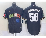 Men's Mexico Baseball #56 Randy Arozarena Black Stitched Jersey