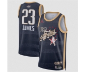 Men's 2026 All-Star #23 LeBron James Navy Stitched Basketball Jersey