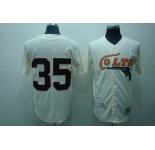 mlb colts #35 m&n cream