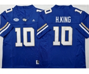 Men's Georgia Tech Yellow Jackets #10 Haynes King Royal F.U.S.E. Limited Stitched Jersey