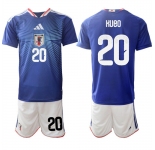 Men's Japan #20 KUBO National Team FIFA x World Cup 2026 Home Blue On Field Jersey