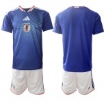 Men's Japan 2026 Blue Home Soccer Jersey Suit