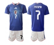 Men's Japan #7 MITOMA National Team FIFA x World Cup 2026 Home Blue On Field Jersey