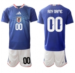Men's Japan Custom 2026 Blue Home Soccer Jersey Suit