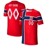 Men's Norway National Team Active Player Custom Red 2026 Home Soccer Jersey