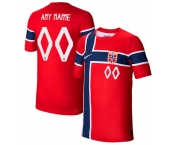 Men's Norway National Team Active Player Custom Red 2026 Home Soccer Jersey