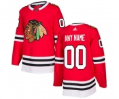 Adidas Chicago Blackhawks Customized Premier Red Home NHL Jersey
