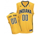 Customized Indiana Pacers Jersey New Revolution 30 Yellow Basketball