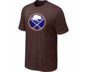 NHL Buffalo Sabres big & tall logo T-shirt brown