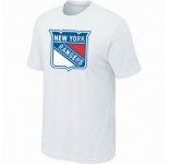 NHL New York Rangers big & tall logo T-shirt white