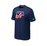 Nike USA Graphic Legend Performance Collection Locker Room T-Shirt D.Blue