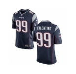 Men's Nike New England Patriots #99 Vincent Valentine Game Navy Blue Team Color NFL Jersey