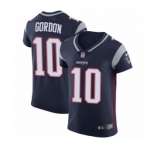 Men's Nike New England Patriots #10 Josh Gordon Navy Blue Team Color Vapor Untouchable Elite Player NFL Jersey