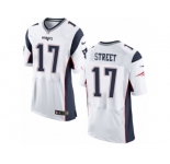 Men's Nike New England Patriots #17 Devin Street Elite White NFL Jersey