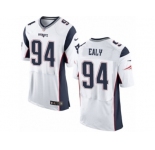 Men's Nike New England Patriots #94 Kony Ealy Elite White NFL Jersey