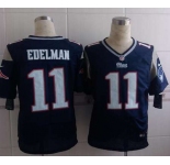nike nfl jerseys new england patriots #11 edelman blue[Elite]
