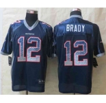 nike nfl jerseys new england patriots #12 brady blue[Elite drift fashion]