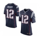 nike nfl jerseys new england patriots #12 tom brady blue[2015 New Elite]