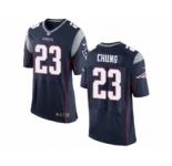 nike nfl jerseys new england patriots #23 patrick chung blue[2015 new Elite]