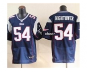 nike nfl jerseys new england patriots #54 hightower blue[Elite]