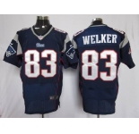 nike nfl jerseys new england patriots #83 welker blue[Elite]