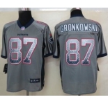 nike nfl jerseys new england patriots #87 gronkowski grey[Elite drift fashion]