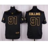 nike nfl jerseys new england patriots #91 jamie collins black gold collection[Elite]