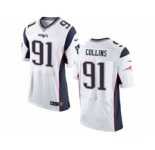 nike nfl jerseys new england patriots #91 jamie collins white[2015 new Elite]