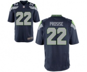 Men's Nike Seattle Seahawks #22 C.J. Prosise Game Blue Team Color NFL Jersey