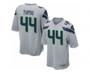 Men's Nike Seattle Seahawks #44 Tani Tupou Game Grey Alternate NFL Jersey