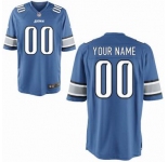 Nike nfl jerseys Detroit Lions Customized Game blue Jersey