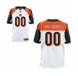 Men Nike Nfl Jerseys Cincinnati Bengals Customized Elite White Jersey