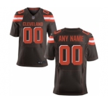 Men Nike Nfl Jerseys Cleveland Browns Customized Elite Brown Jersey