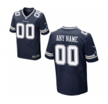Men Nike Nfl Jerseys Dallas Cowboys Customized Elite Blue Jersey