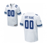 Men Nike Nfl Jerseys Dallas Cowboys Customized Elite White Jersey