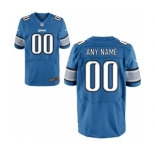 Men Nike Nfl Jerseys Detroit Lions Customized Elite Blue Jersey