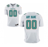 Men Nike Nfl Jerseys Miami Dolphins Customized Elite White Jersey