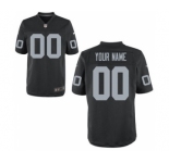 Men Nike Nfl Jerseys Oakland Raiders Customized Elite Black Jersey