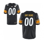 Men Nike Nfl Jerseys Pittsburgh Steelers Customized Elite Black Jersey