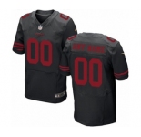Men Nike Nfl Jerseys San Francisco 49ers Customized Elite Black Jersey