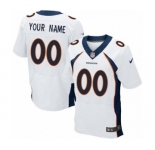 Men Nike nfl Jerseys Denver Broncos Customized Elite White Jersey