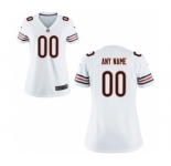 Women Nike Nfl Jerseys Chicago Bears Customized White Jersey
