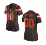 Women Nike Nfl Jerseys Cleveland Browns Customized Brown Jersey