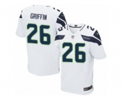 Men's Nike Seattle Seahawks #26 Shaquill Griffin Elite White NFL Jersey