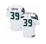 Men's Nike Seattle Seahawks #39 Shaquill Griffin Elite White NFL Jersey