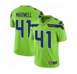 Men's Nike Seattle Seahawks #41 Byron Maxwell Elite Green Rush Vapor Untouchable NFL Jersey