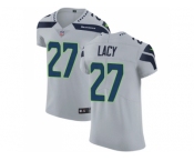Nike Seattle Seahawks #27 Eddie Lacy Grey Alternate Men Stitched NFL Vapor Untouchable Elite Jersey