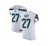 Nike Seattle Seahawks #27 Eddie Lacy White Men Stitched NFL Vapor Untouchable Elite Jersey