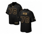 Nike Seattle Seahawks #76 Germain Ifedi Black Men's Stitched NFL Elite Pro Line Gold Collection Jersey