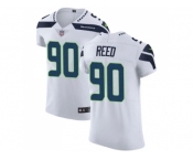Nike Seattle Seahawks #90 Jarran Reed White Men Stitched NFL Vapor Untouchable Elite Jersey